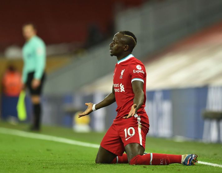 Sadio Mané og félagar í Liverpool mega möguleika ekki ferðast til Þýskalands þegar fyrri leikurinn á að fara fram.