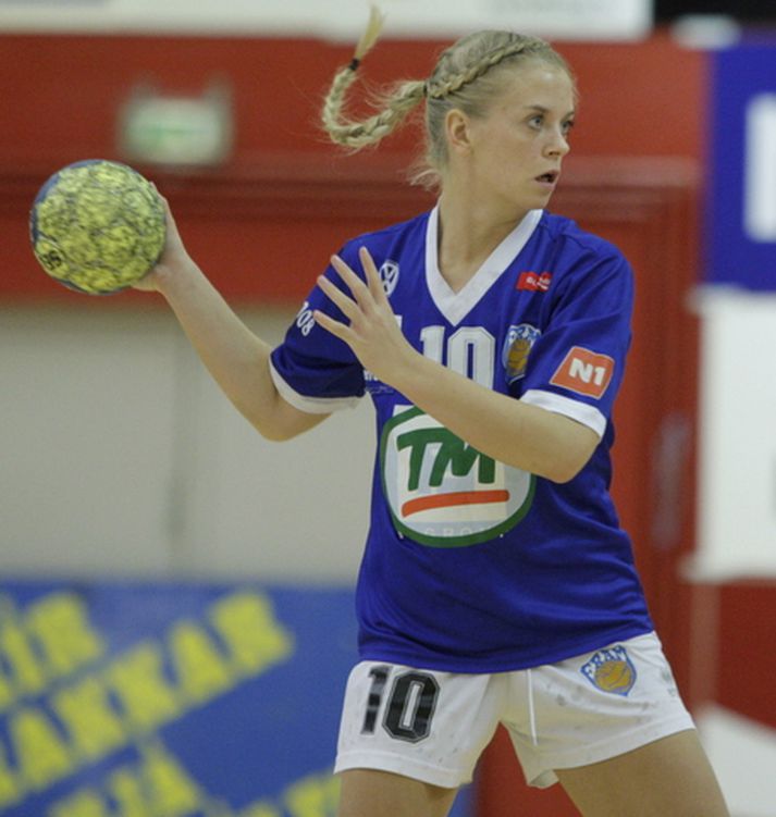 Karen Knútsdóttir, leikmaður Fram.