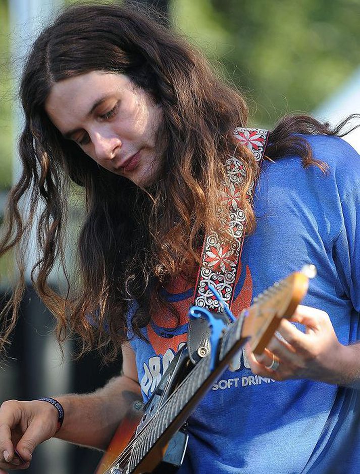 á tónleikum Hinn hæfileikaríki Kurt Vile á tónleikum að kynna plötuna Smoke Ring for My Halo.nordicphotos/getty