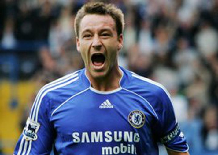 Fyrirliðinn John Terry skoraði fyrsta mark Chelsea á leiktíðinni