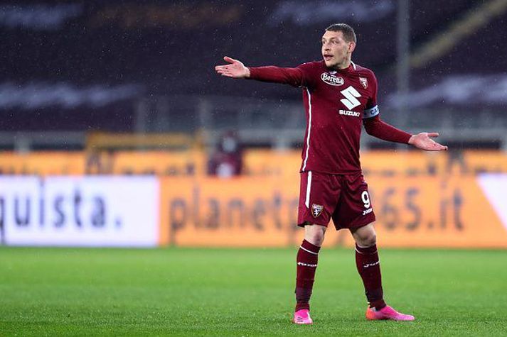 Andrea Belotti er einnig með fyrirliðabandið hjá Torino.