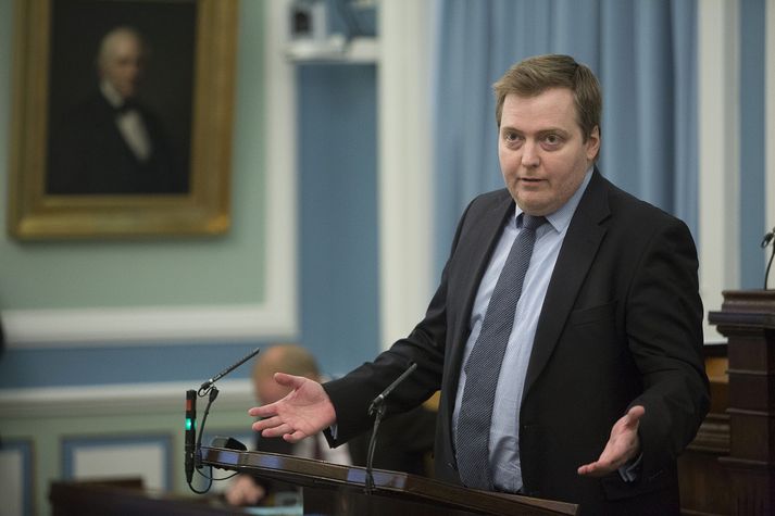 Sigmundur Davíð Gunnlaugsson, forsætisráðherra.