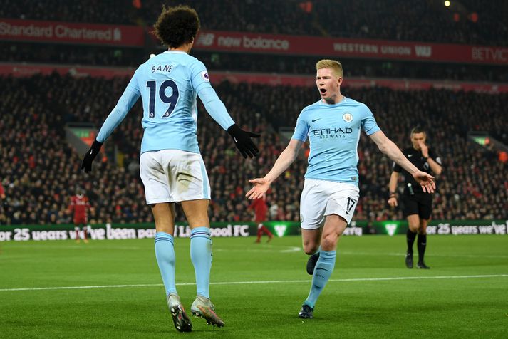 Kevin De Bruyne og Leroy Sane.