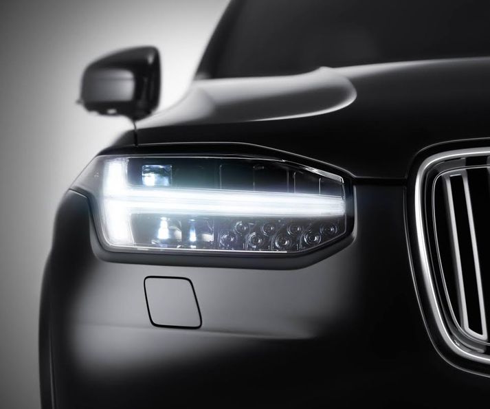 Framljósin í nýjum Volvo XC90 minna á Þórshamar og hafa fengið það viðurnefni.