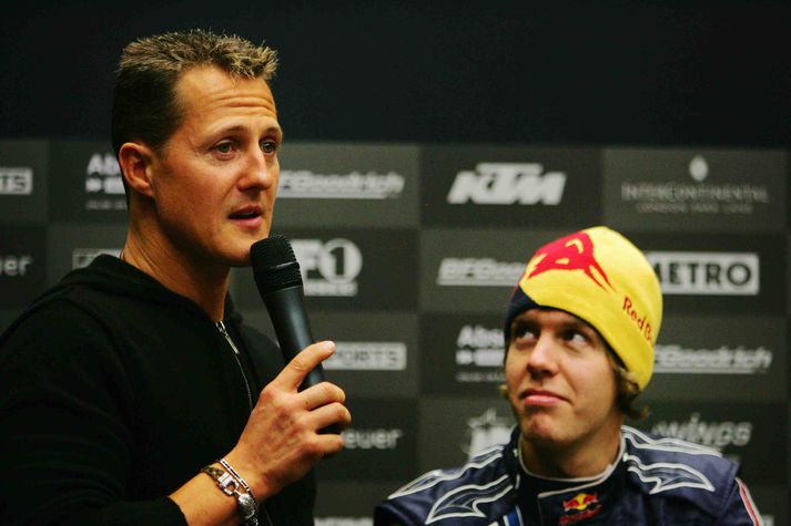 Michael Schumacher og Sebastian Vettel verða meðal keppenda í meistarakeppni ökumanna.