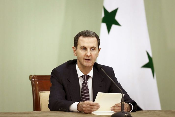 Bashar al-Assad í Damaskus í maí 2023.