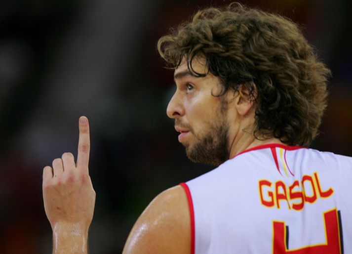 Pau Gasol og Spanverjar vonast eftir sínum fyrsta Evrópumeistaratitli í körfubolta karla.