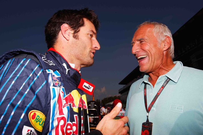 Mark Webber og Dietrick Mateschitz.