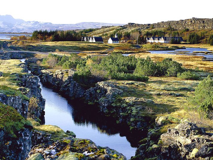 Þingvellir eru á heimsminjaskrá UNESCO