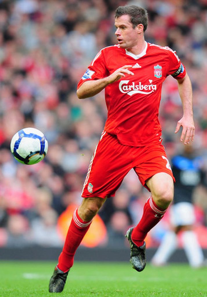 Jamie Carragher, leikmaður Liverpool.