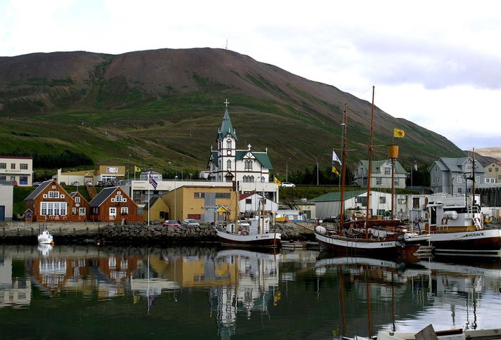 Húsavíkurstofa á vörumerkið „Húsavík the whale capital of Iceland“. 