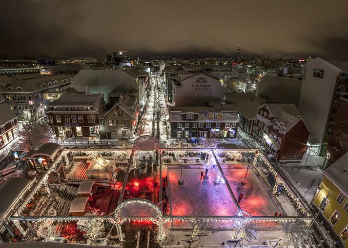 Ótrúleg jólastemning í miðbænum.