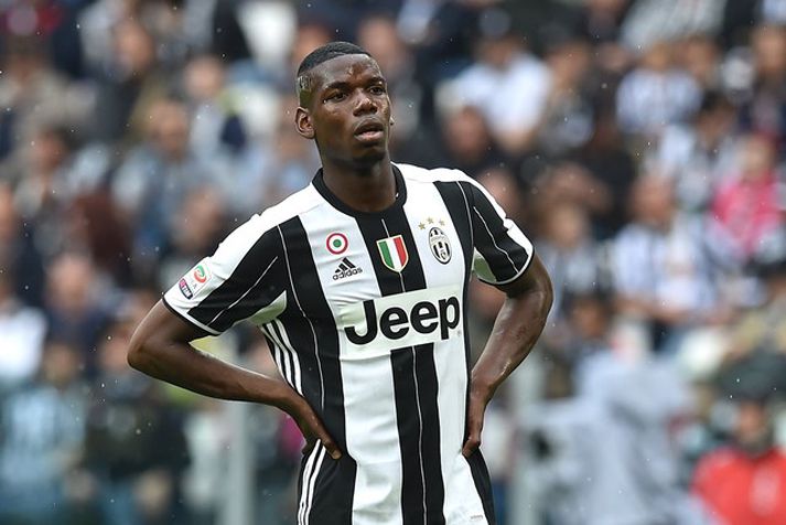 Pogba varð fjórum sinnum ítalskur meistari með Juventus.