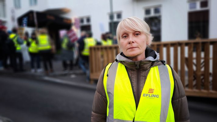 Sólveig Anna Jónsdóttir formaður Eflingar.