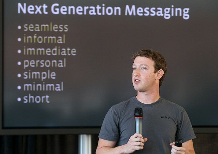 Mark Zuckerberg er stofnandi Facebook. Mynd/ afp.