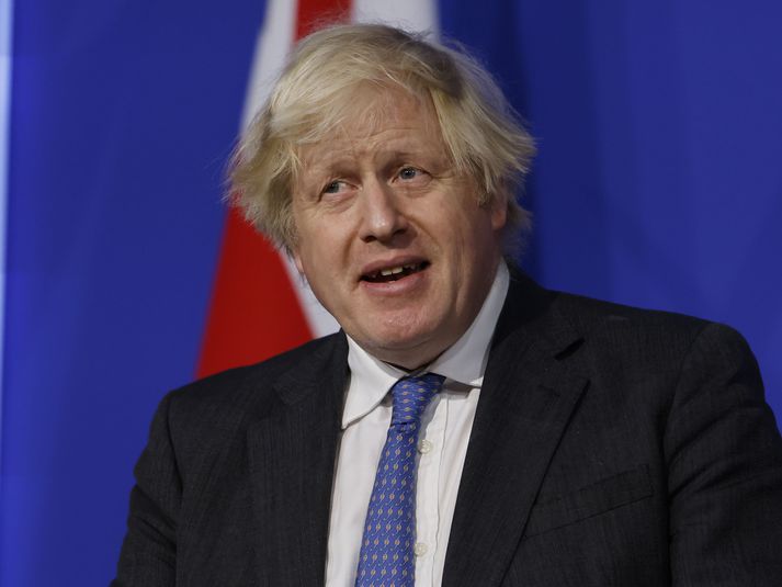 Boris Johnson hlakkar eflaust til áramótanna.