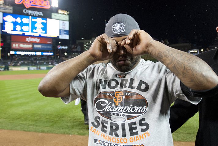 Pablo Sandoval hjá San Francisco Giants var valinn bestur.