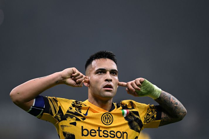 Lautaro Martinez var hetja Inter í kvöld.