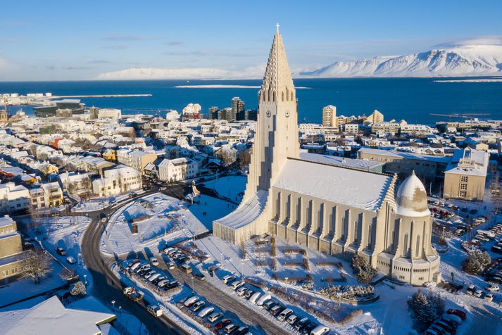 Það eru kaldir en fallegir dagar framundan á höfuðborgarsvæðinu ef marka má veðurspána.