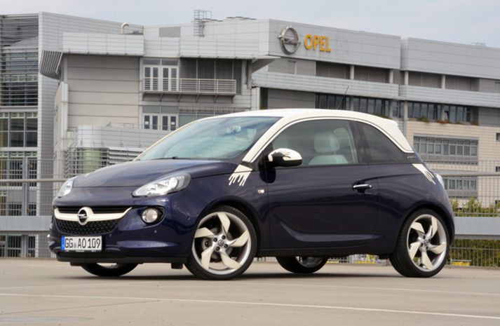 Opel Adam seldist vel í fyrra.