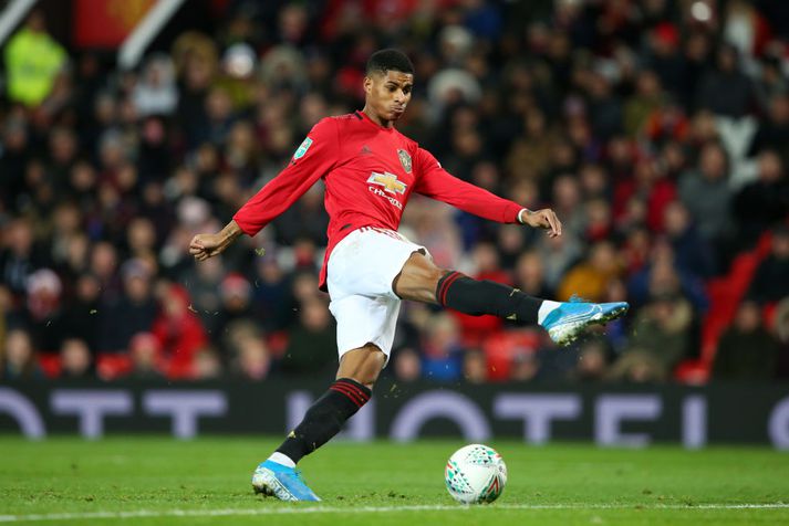 Marcus Rashford fór mikinn í leiknum