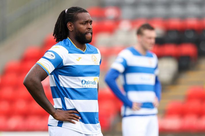 Jay Emmanuel-Thomas er leikmaður Greenock Morton í Skotlandi.