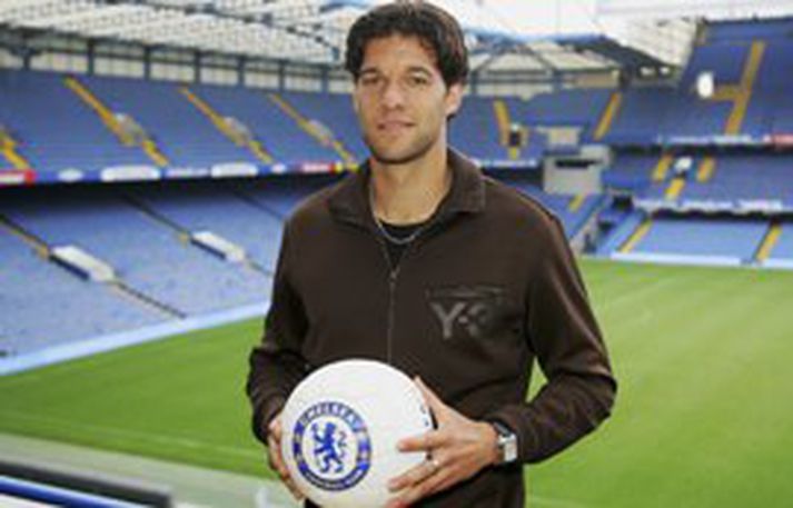 Michael Ballack er mættur á Stamford Bridge