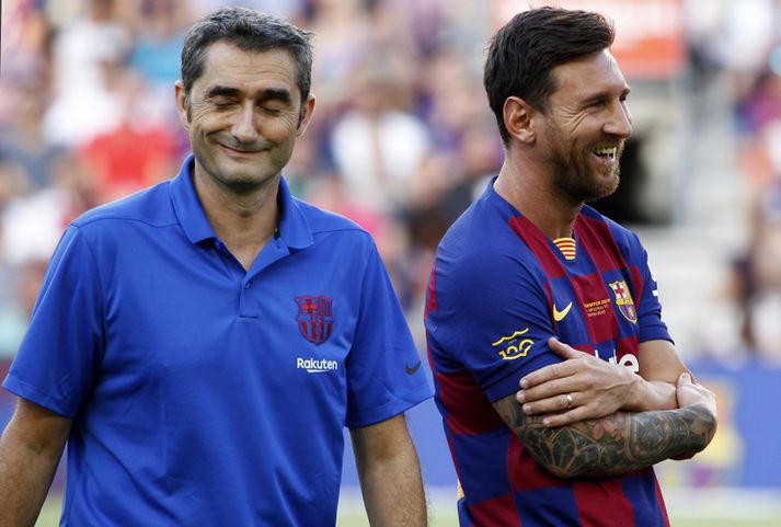 Ekki er vitað hver viðbrögð þeirra Ernesto Valverde og Leo Messi voru við því að Lionel Messi er ekki lengur eini fótboltamaðurinn sem heitir Lionel Messi.