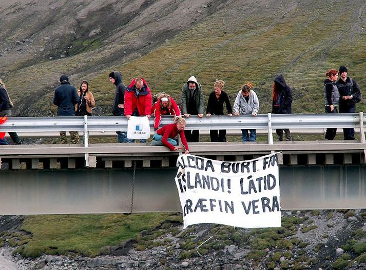 Mótmæli Kárahnjúkavirkjun Íslandsvinir