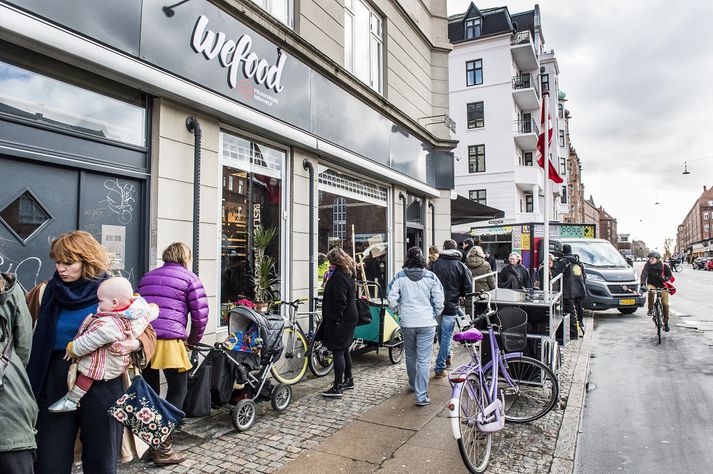 Wefood opnuðu fyrstu verslunina á Amager. Nýja verslunin verður opnuð á Norrebro.