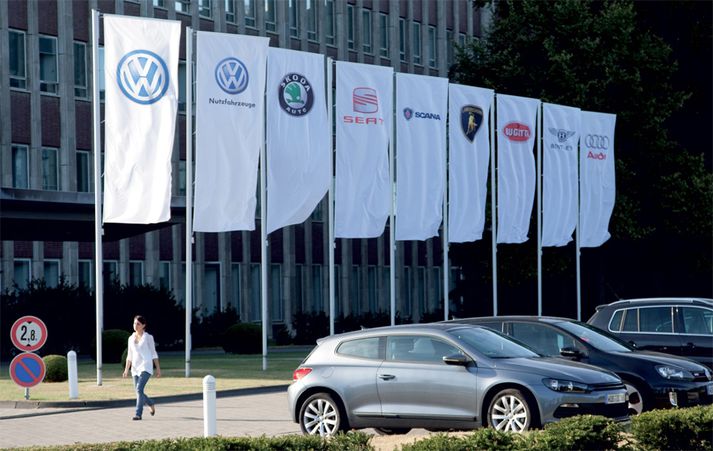 Fjöldamörg bílamerki tilheyra Volkswagen Group.