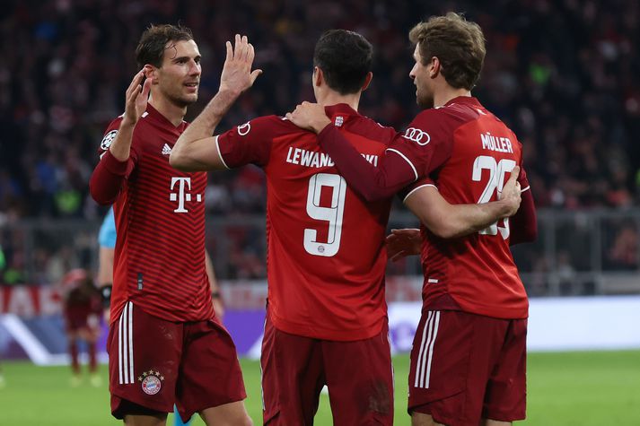 Bayern München tryggði sér sæti í 16-liða úrslitum í kvöld.