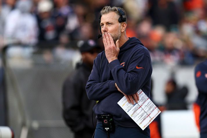 Matt Eberflus er búinn að missa starf sitt hjá Chicago Bears.