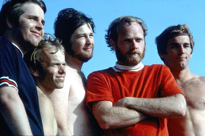 The Beach Boys árið 1967. Frá vinstri: Brian Wilson, Mike Love, Carl Wilson, Dennis Wilson og Al Jardine.
nordicphotos/getty