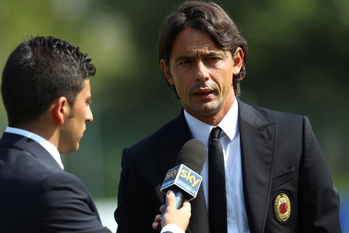 Inzaghi er goðsögn hjá stuðningsmönnum Milan.