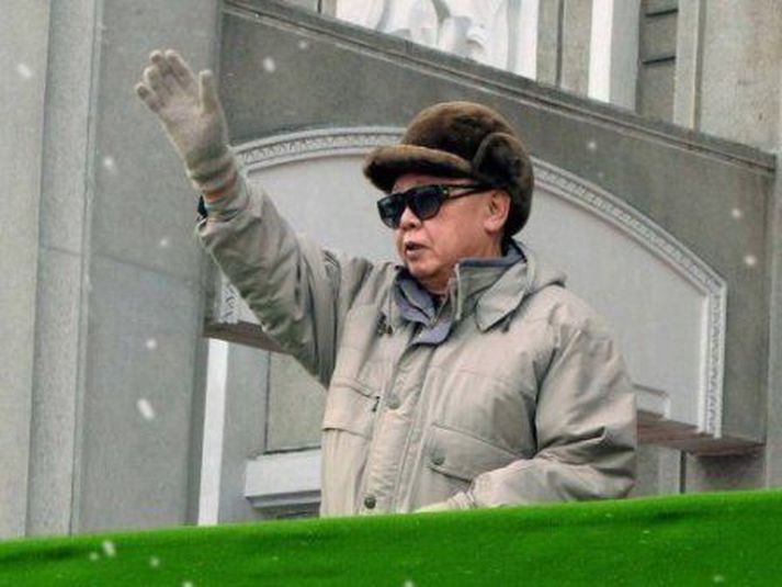 Kim Jong Il, leiðtogi Norður Kóreu.