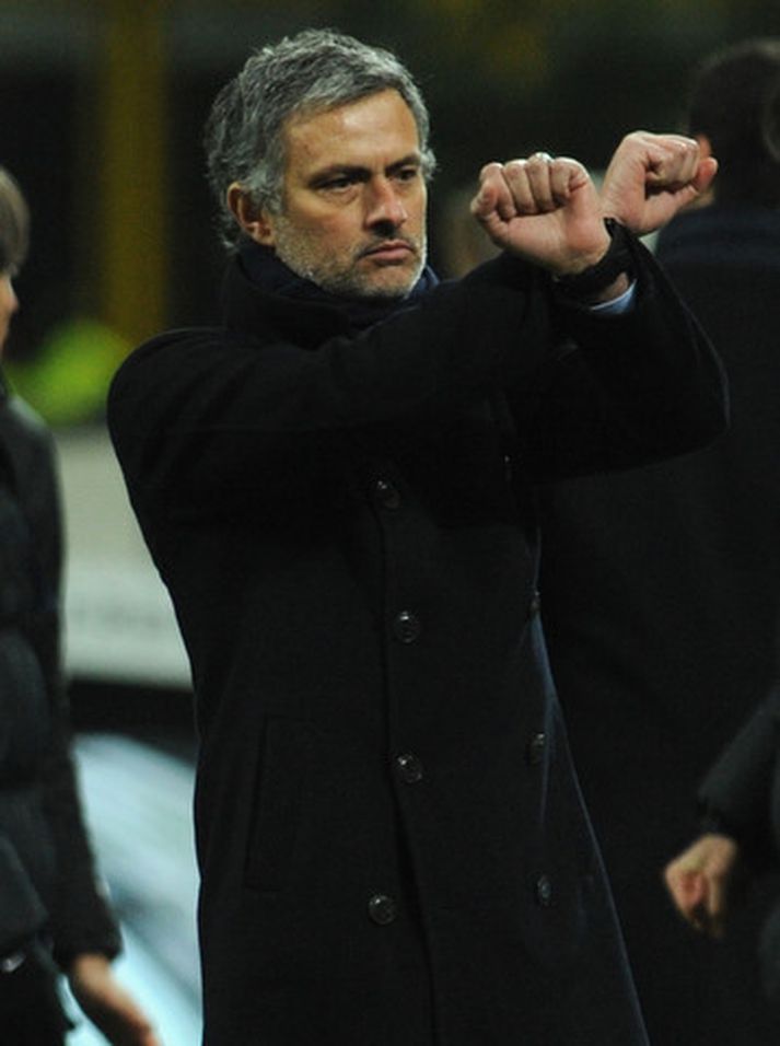 Jose Mourinho, þjálfari Inter.