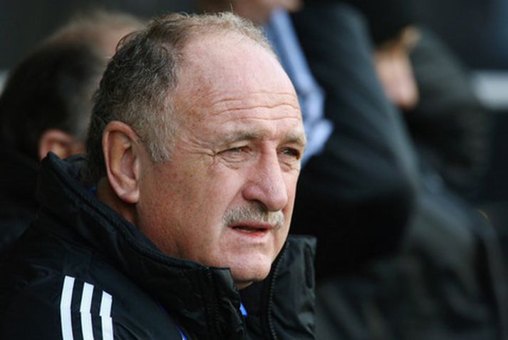 Luiz Felipe Scolari, stjóri Chelsea.