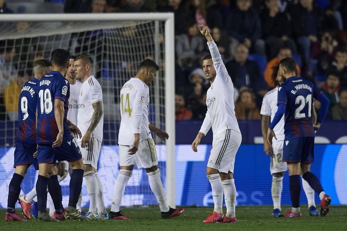 Hazard biður um skiptingu gegn Levante.