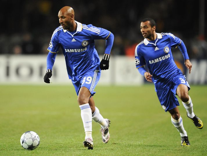 Ashley Cole og Nicolas Anelka.