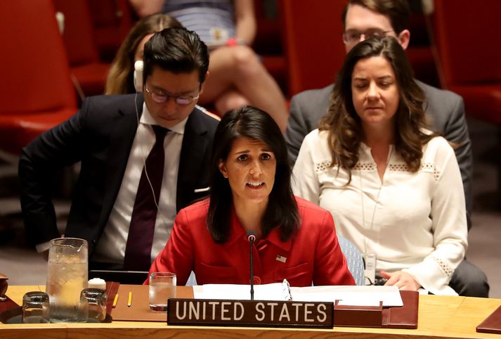 Nikki Haley sagði Bandaríkin reiðubúin að verja sig og bandamenn sína fyrir Norður-Kóreu.