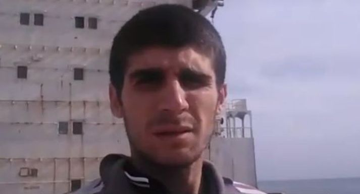 Mohammed Aisha hefur loksins fengið að yfirgefa skipið MV Amman og er farinn aftur heim til Sýrlands.