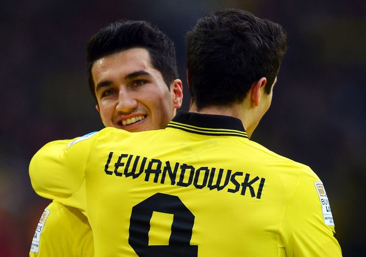 Sahin mun kveðja Lewandowski í sumar.