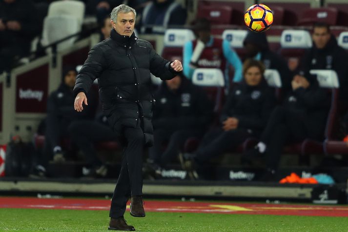 José Mourinho hafði áhrif á leikinn í gær.