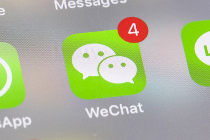 WeChat nýtur mikilla vinsælda í Kína.