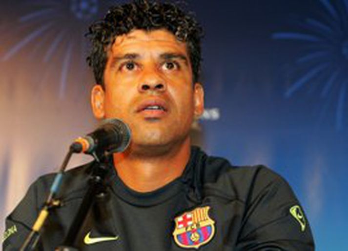 Frank Rijkaard, þjálfari Barcelona