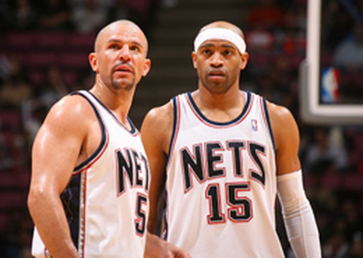 Vince Carter og Jason Kidd voru frábærir í nótt.