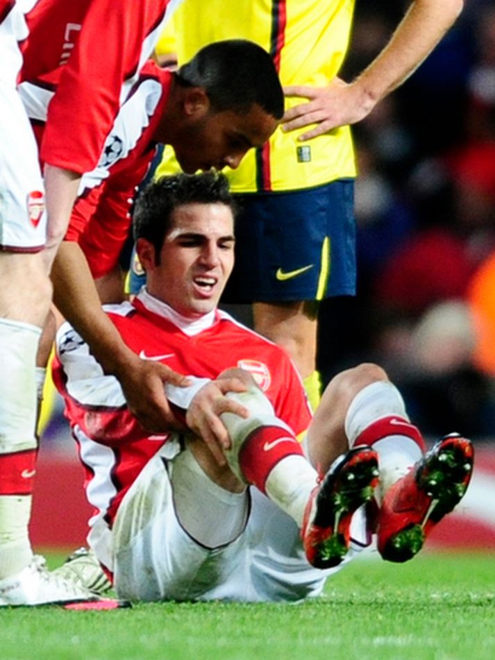 Cesc Fabregas, fyrirliði Arsenal.