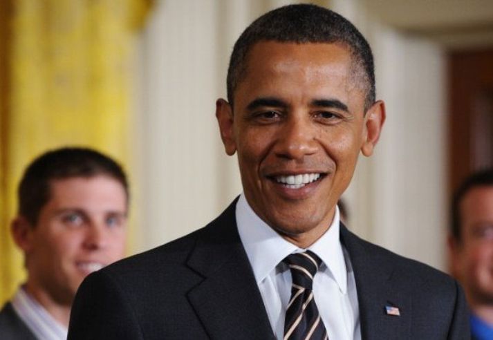 Hart er lagt að Obama að beita Íslendinga viðskiptaþvingunum vegna hvalveiða. Mynd/ AFP.