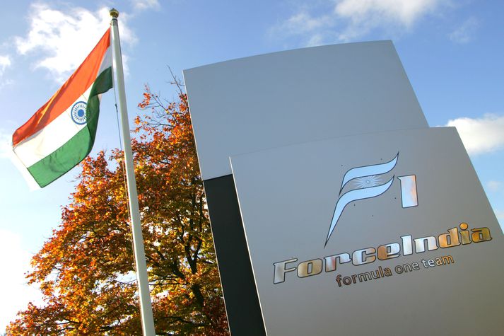 Bækistöð Force India við Silverstone.